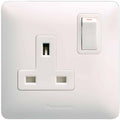 Panasonic 1G DP Switched, BS Socket, 13A 250V