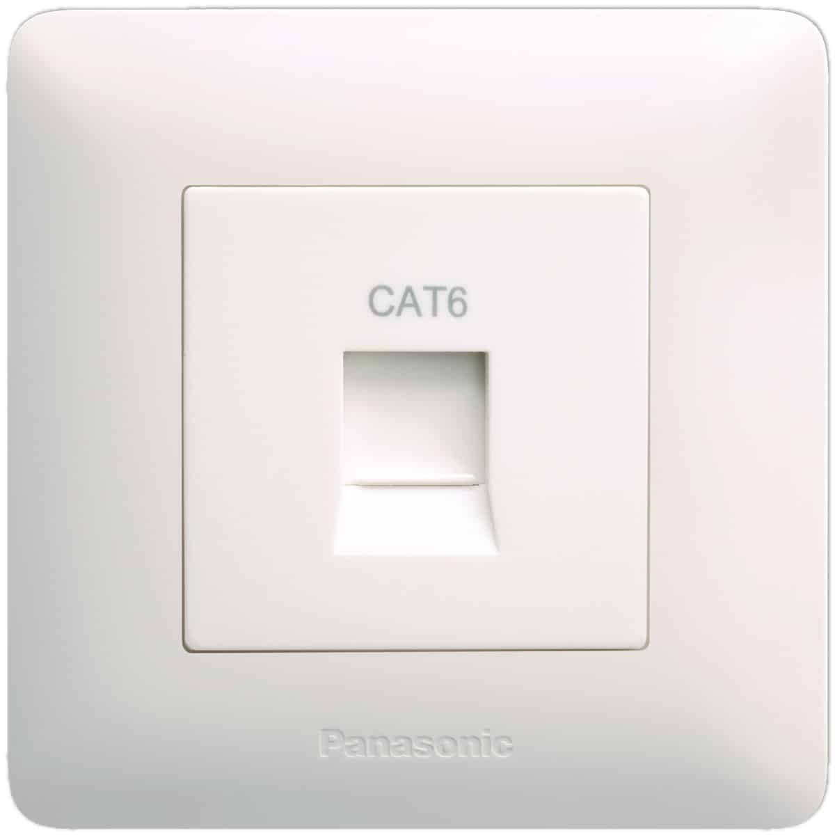 Panasonic 1G Data Socket, CAT6  RJ45