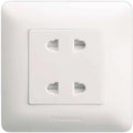 Panasonic 2G Universal Socket, 16A 250V Comply to IEC60884-1 standard of safety and protection