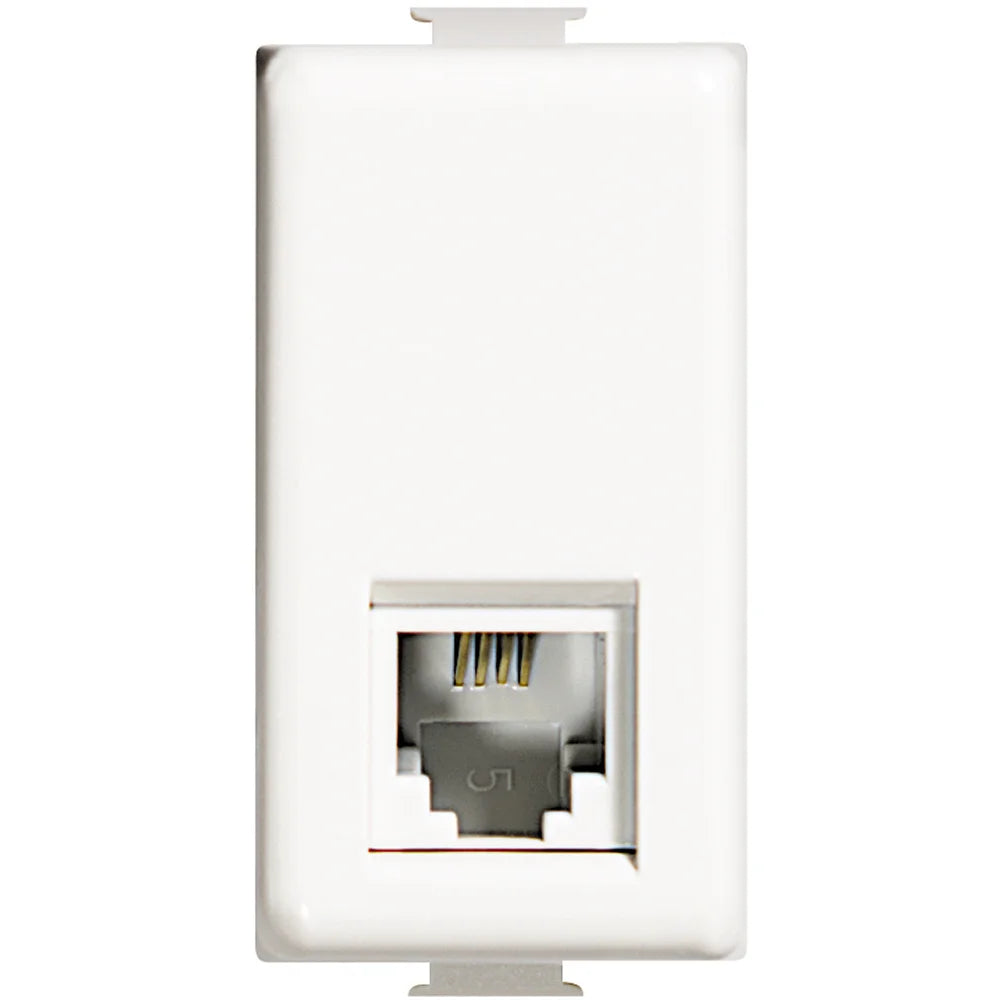 BTicino Matix  RJ11 telephone connector BT-AM5958/11N