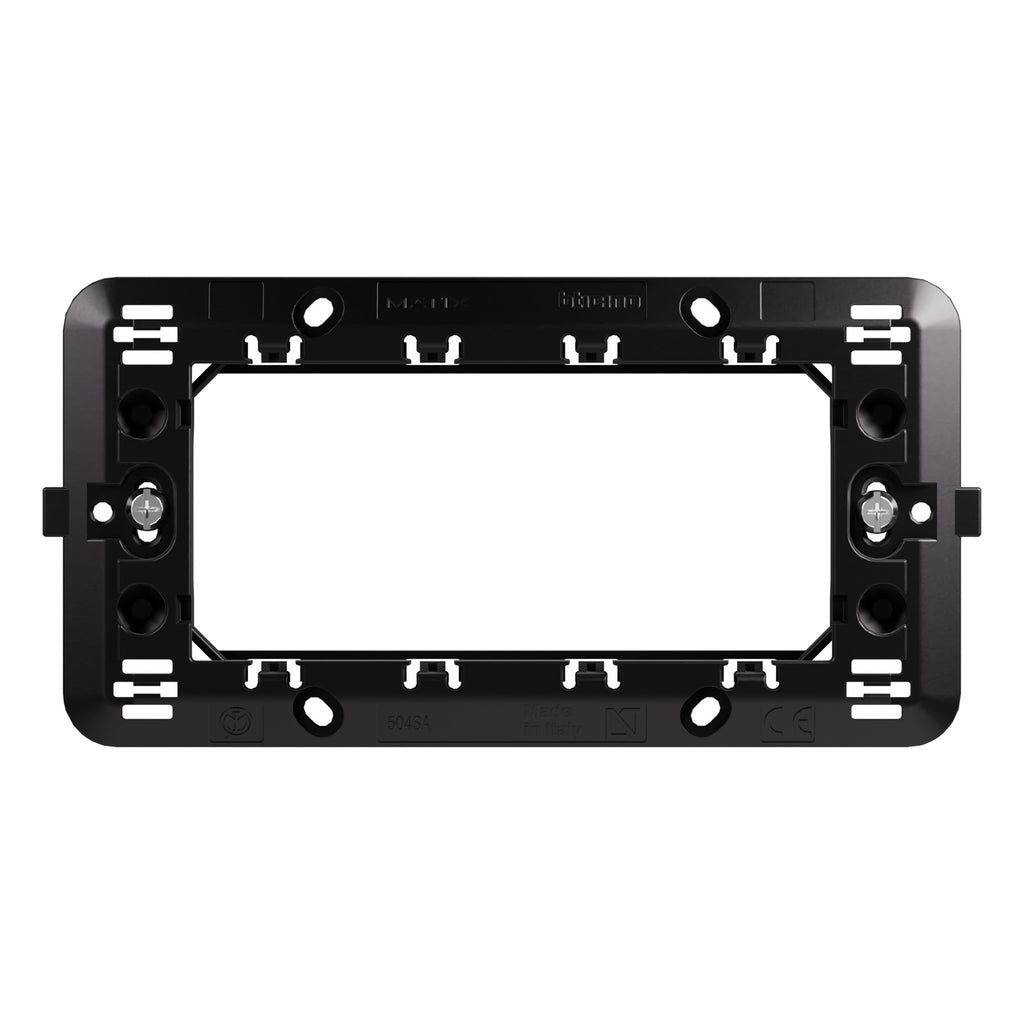 BTicino Support 4 modules - for box item 504E BT-504SA