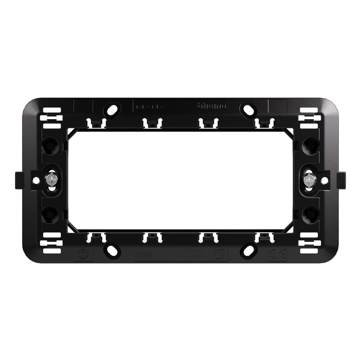BTicino Support 4 modules - for box item 504E BT-504SA