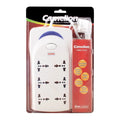 Camelion power strip with packaging on a white background