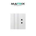 Matrix A3 2 Gang + 1 Socket