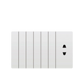 Matrix A3 6 Gang + 1 Socket