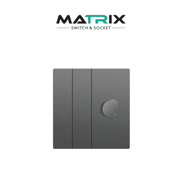 Matrix A4 2 Gang + Fan Speed