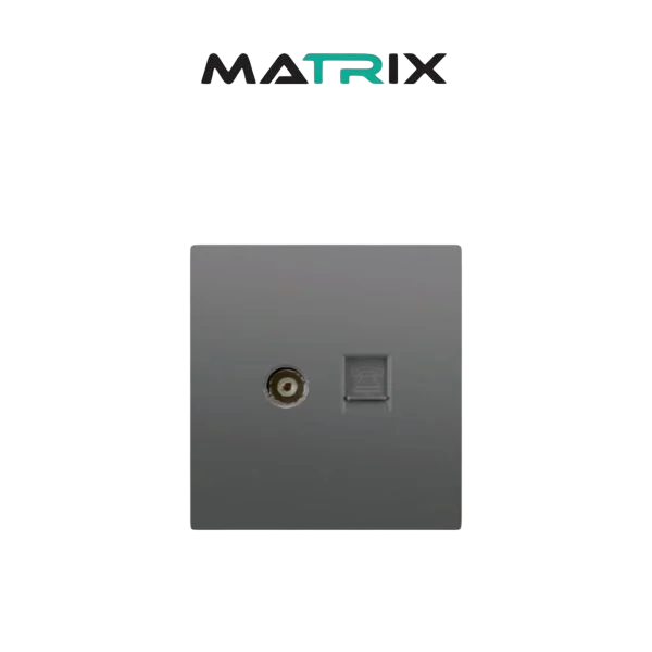 Matrix A4 TV + TEL Socket