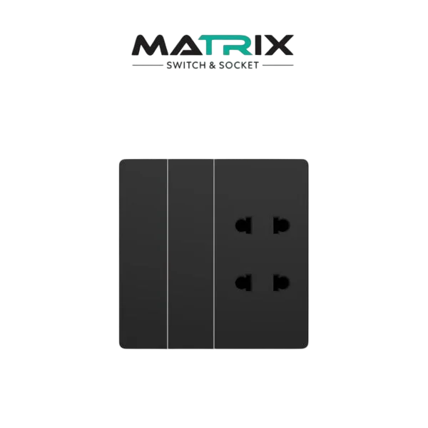 Matrix A5 2 Gang + 2 Socket