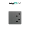 Matrix A7 2 Gang + 2 Socket