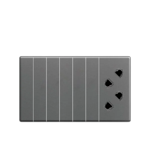 Matrix A7 6 Gang + 2 Socket