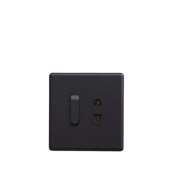Matrix Active Black 1-Switch 1-Socket