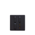 Matrix Active Black 3-Switch 1-Socket