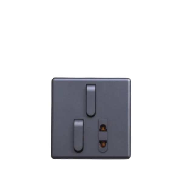 Matrix Active Grey 1-Switch 1-Socket