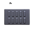 Matrix Active Grey 10 Gang