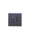 Matrix Active Grey 3-Switch 1-Socket