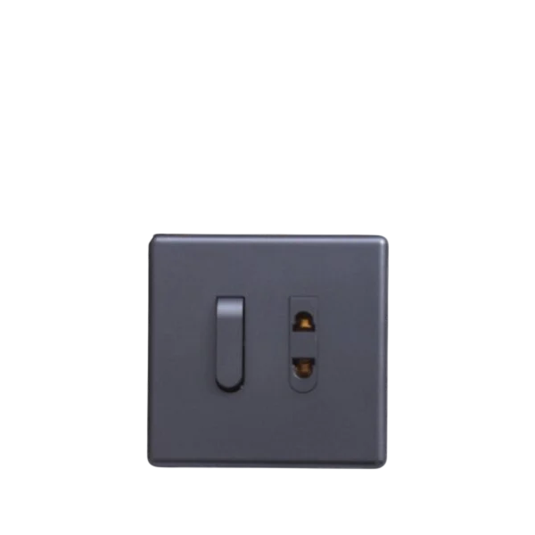 Matrix Active Grey 3-Switch 1-Socket