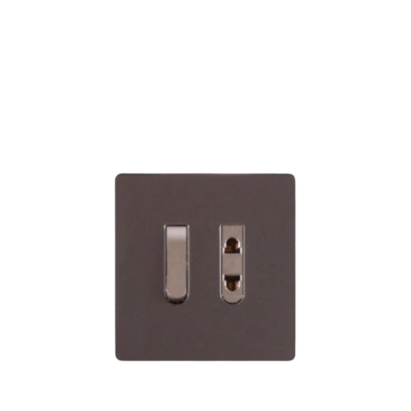 Matrix Active Purple 1 Switch 1 Socket