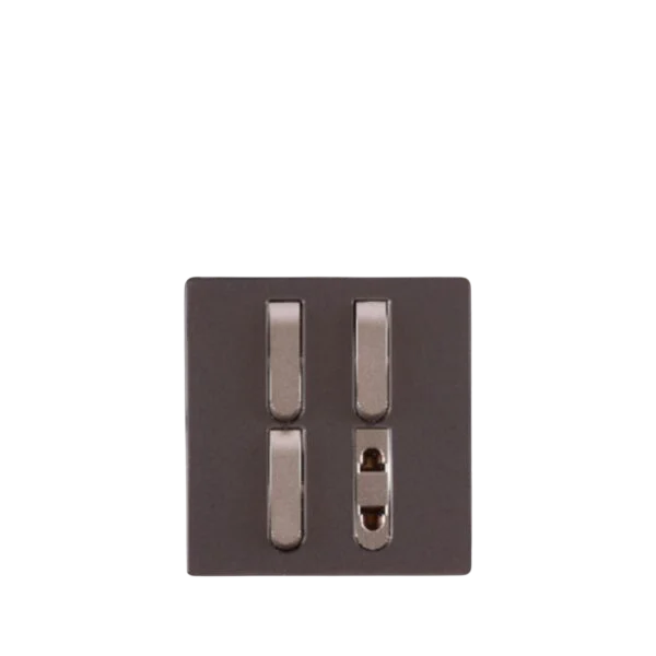 Matrix Active Purple 3 Switch 1 Socket