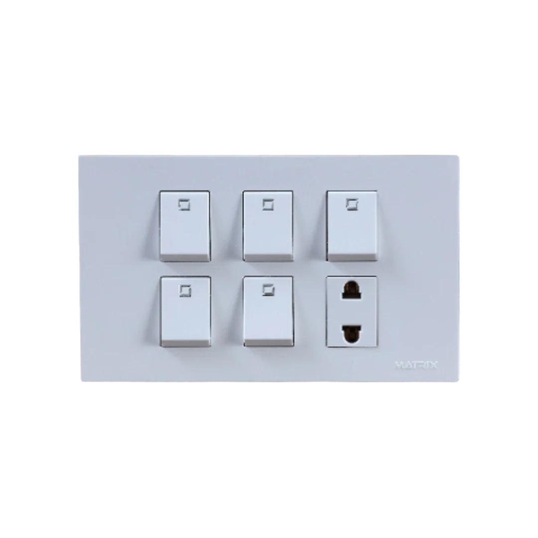 Matrix Prime S  5 Switch 1 Socket