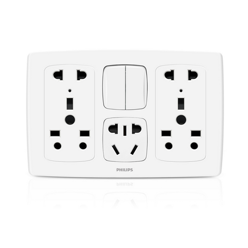 double-socket-with-2-pole-socket-2-switches  supplied by Chinoy Electric
