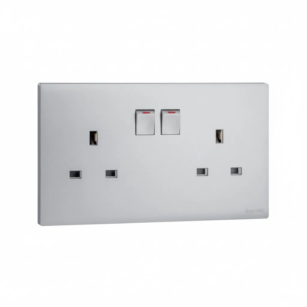 Legrand Obria Series 2 Gang 13A Socket Outlet