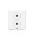 Philips Double TV Socket - Leafstyle